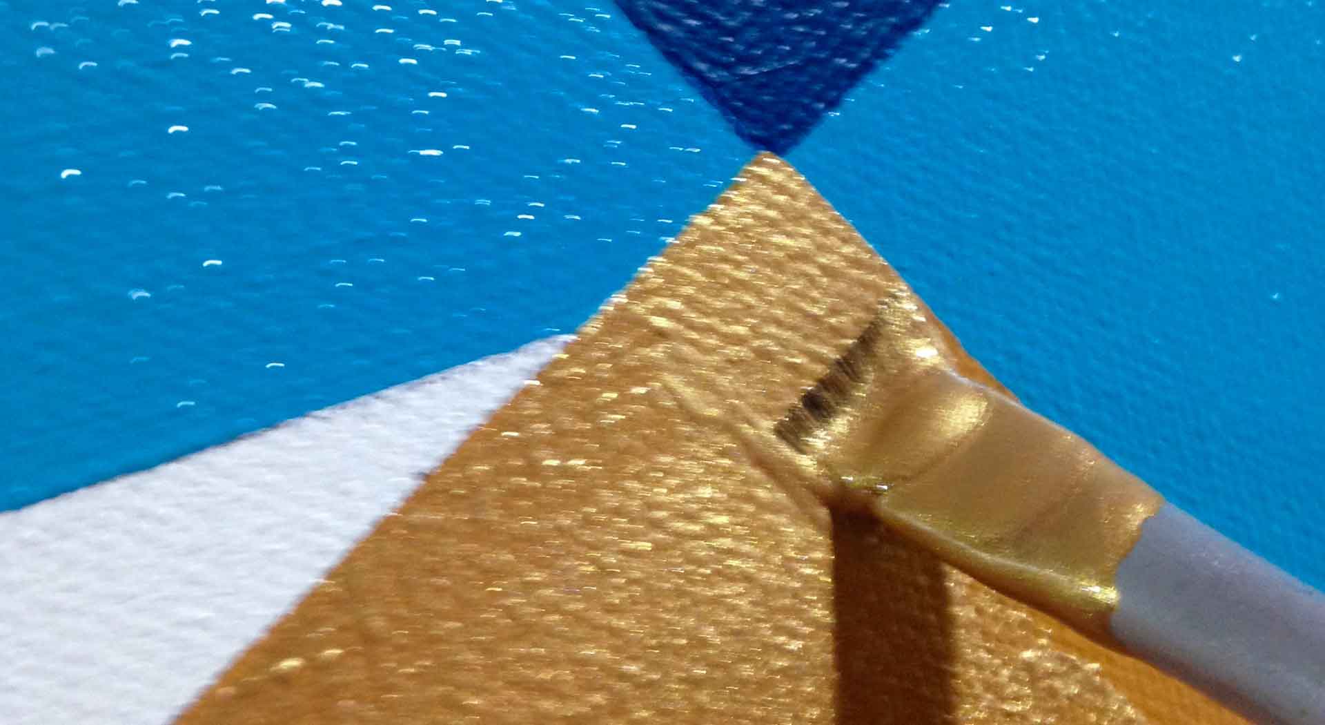painting on canvas