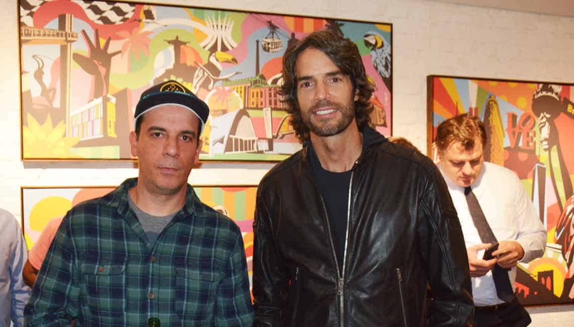 Andre Diniz and Artist Lobo