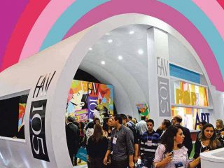 Lobo brings his Pop Art to FCE Cosmetique