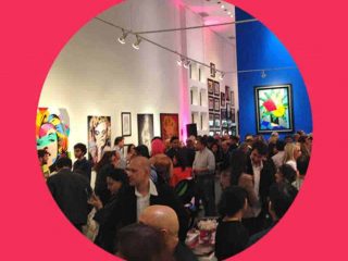 Lobo exhibits at Romero Britto’s gallery in Sao Paulo.
