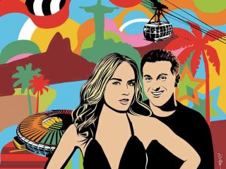 Lobo gives Personalized Paintings for Celebrities
