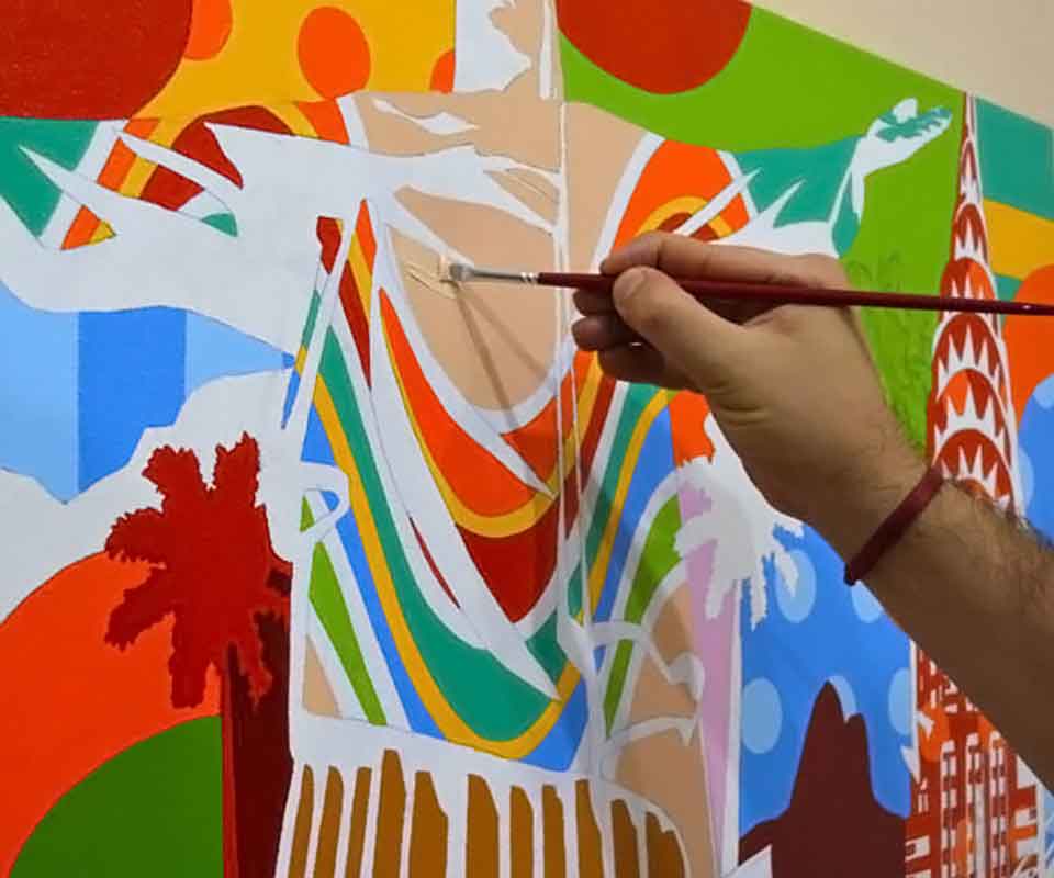 Painting Custom Pop Art