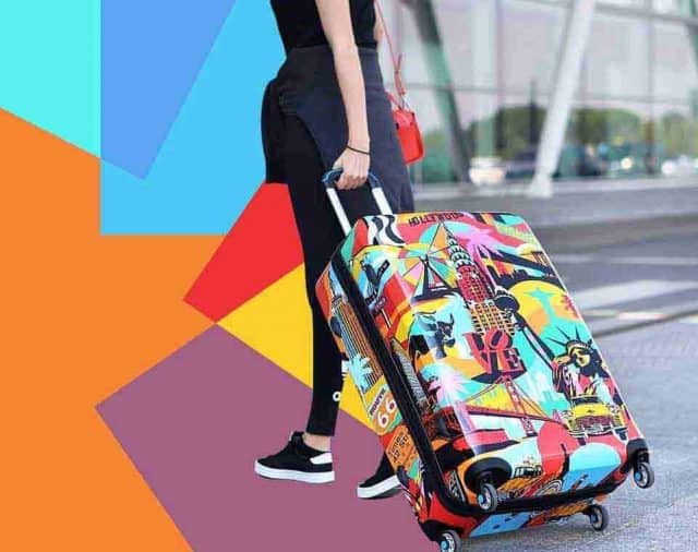Suitcases Art