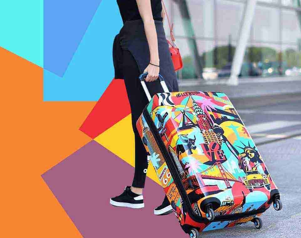 Suitcases Art