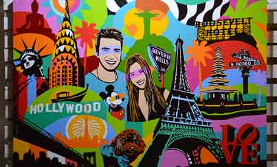 Artist Lobo Pop Art